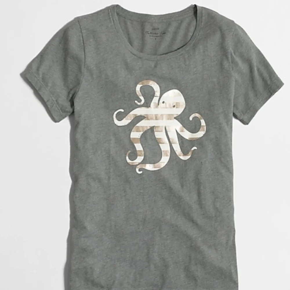 J.Crew | Octopus Tee | Size S